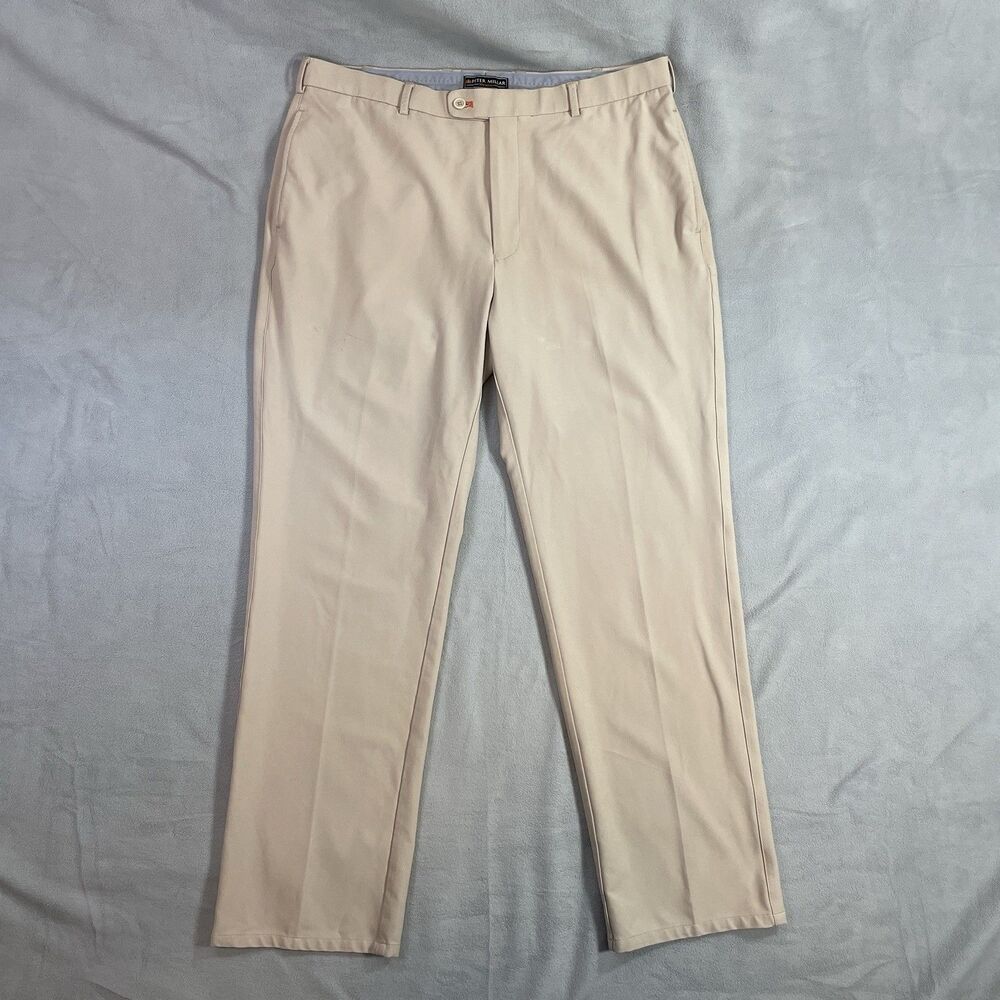 Peter Millar Wicking Pants Element Men’s 36x31 Beige Golf Pants Stretch
